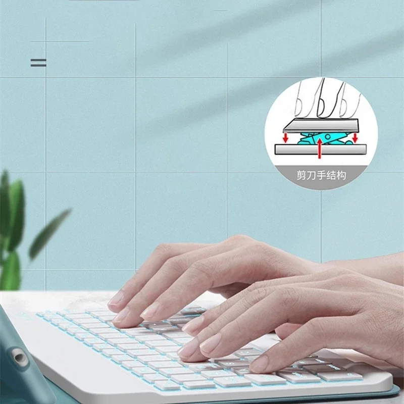 Teclado Bluetooth extraíble magnético para R Infinix Xpad 20 2025 11 pulgadas X1102 para Infinix Xpad 11 "2024 X1101 retroiluminado incorporado - imagen 5