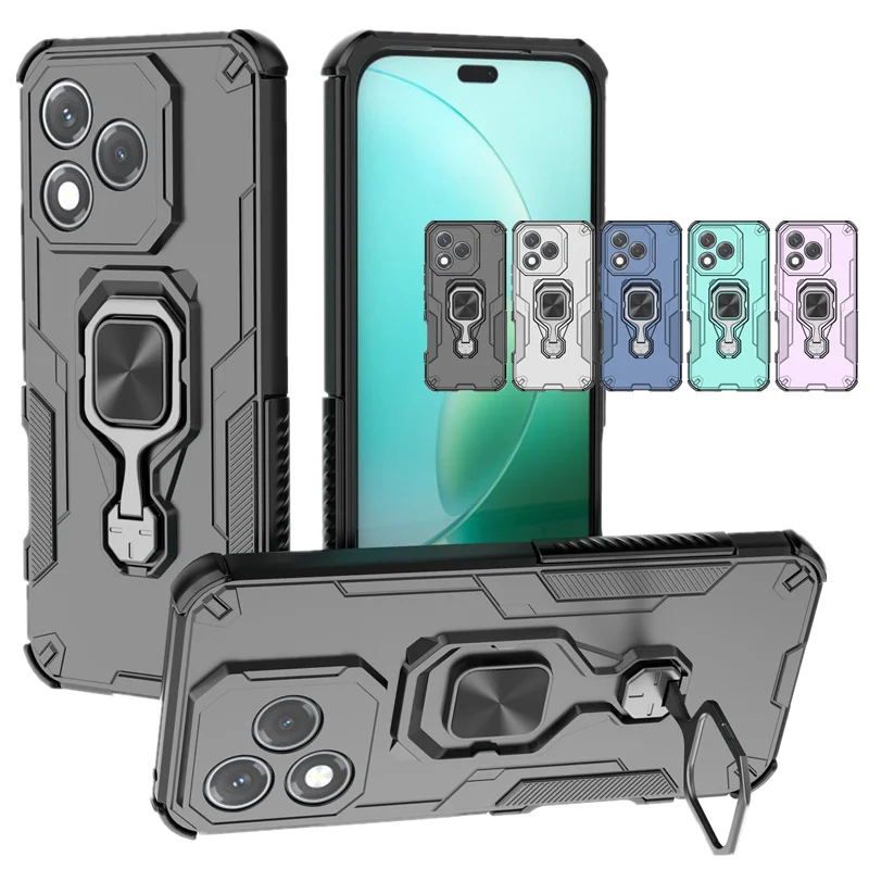 Funda protectora de lente con soporte para Honor 400 Lite 400 Pro 5G, funda con anillo, soporte magnético, Fundas Coque