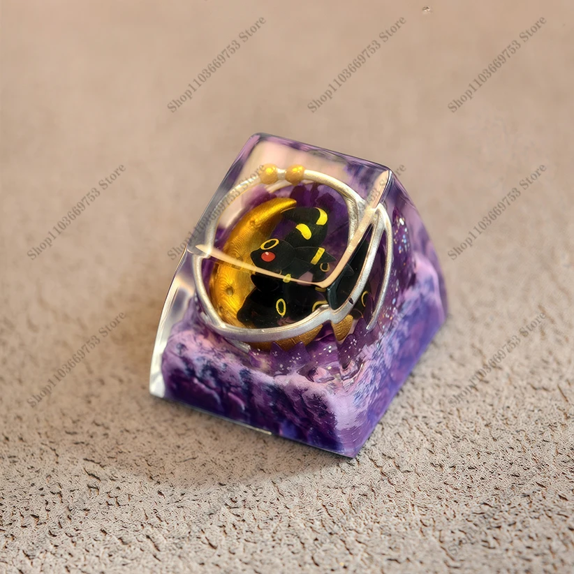 Teclas de Pokemon Gengar Rayquaza Cubone, teclado mecánico personalizado, teclas de resina, coleccionar teclas de Anime, regalos bonitos - imagen 5