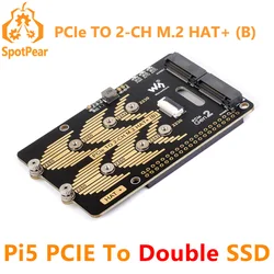 Placa Adaptadora HAT M.2 NVMe Raspberry Pi 5 – Doble Ranura