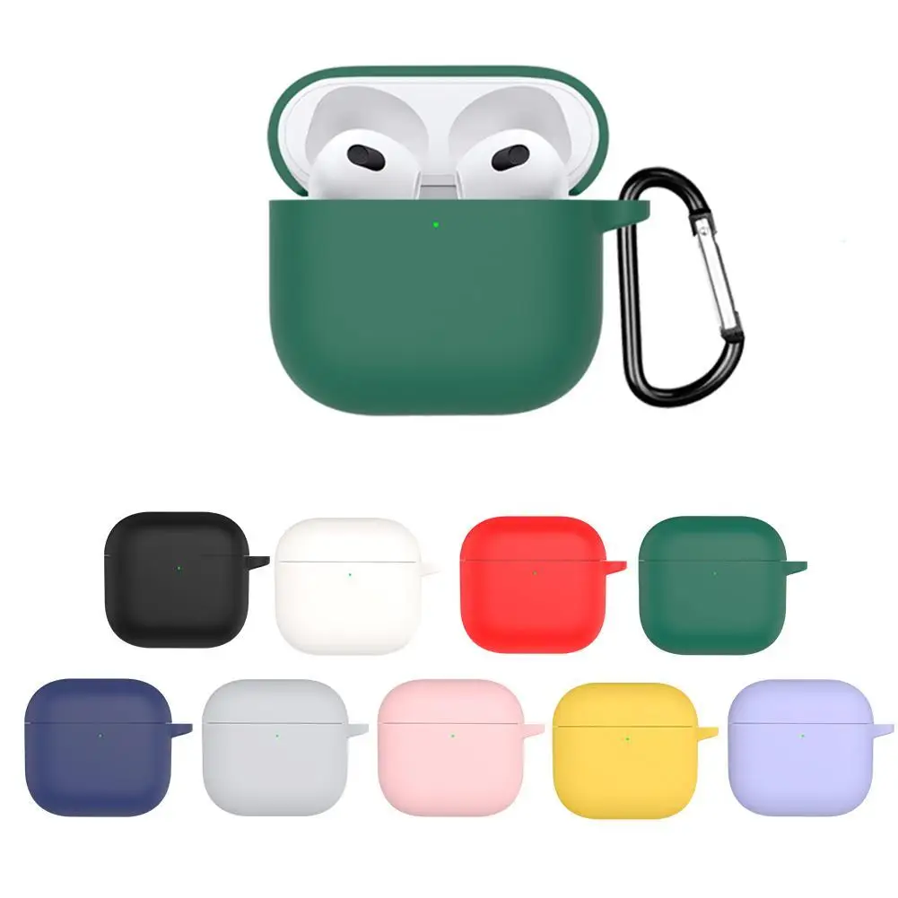 Para Apple para Airpods 4 funda para auriculares 2024 funda de silicona de 4 generaciones funda de carga anticaída para Apple Airpods 4