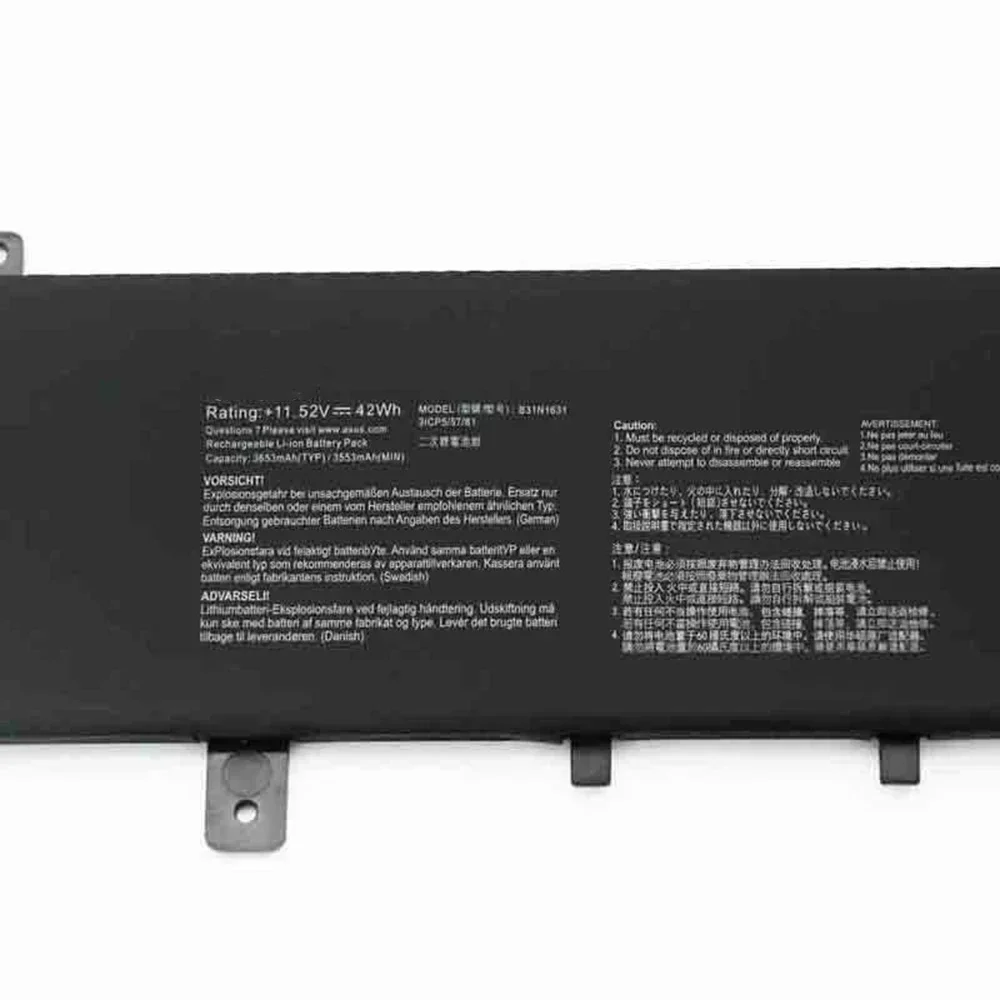 Nueva batería Original para ordenador portátil B31N1631 11,52 V 42Wh para ASUS VivoBook 15 X505BA X505BP A505BA A505BP F505BA 3ICP5/57/81 etc. - imagen 2