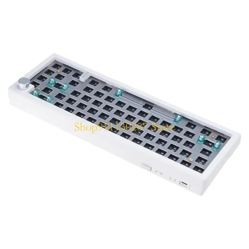 J1HC GMK67 65% Junta 2.4G teclado retroiluminación rgb inalámbrica inalámbrica - imagen 2