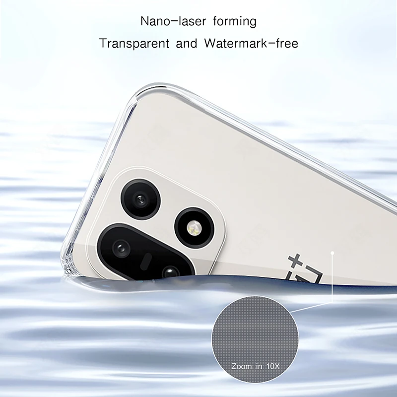 Funda de teléfono duradera y Flexible para OnePlus 15 OnePlus15 5G CPH2747 PLK110, funda transparente de TPU 360, protector suave transparente a prueba de golpes - imagen 4