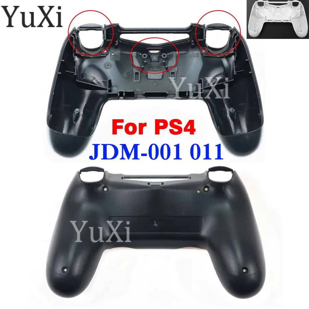 1 carcasa inferior para controlador de mando inalámbrico PS4 carcasa trasera blanca y negra para Playstation 4 JDM JDS 001 010 011