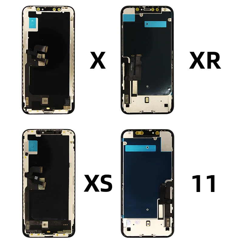 100% probado de alta calidad nuevo OLED para iPhone X XR XS MAX pantalla 3D Digitalizador de pantalla táctil para 12 13ProMax LCD pieza de repuesto - imagen 3