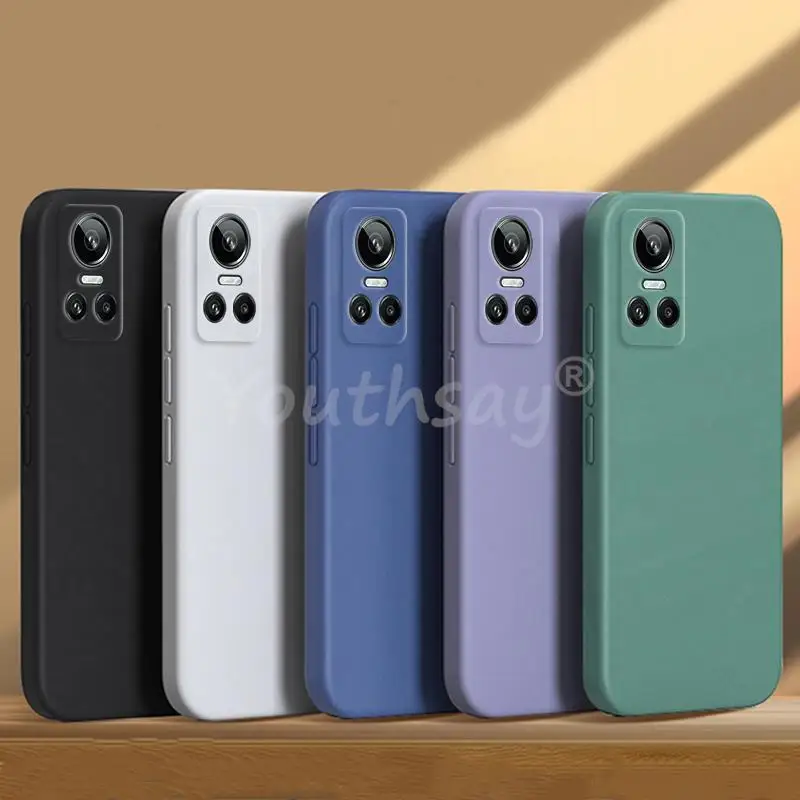 Funda protectora de silicona para Realme GT Neo 3, Protector de TPU, de goma, para Realme GT Neo 3, Realme - imagen 2