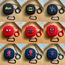 Nueva funda de auriculares de dibujos animados para QCY T13 / T13 ANC / HT05 funda protectora de silicona suave para auriculares con correa para el dedo