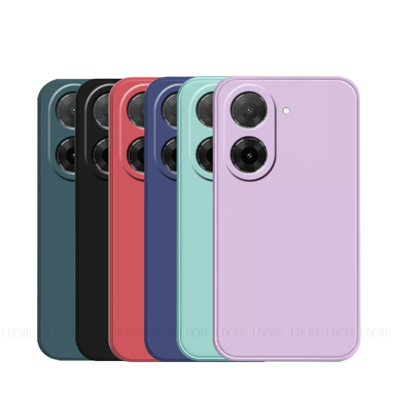 Para funda Xiaomi Poco C71 funda Poco C71 Capas protectora Original silicona líquida a prueba de golpes funda suave de TPU Poco C71 C 71 Fundas