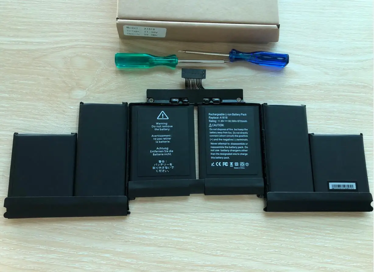 Batería A1618 11,36 V 99.5Wh para Apple MacBook Pro 15 "Retina A1398 2015 Año 020-00079 MJLQ2LL/A MJLT2LL/A con herramientas - imagen 3