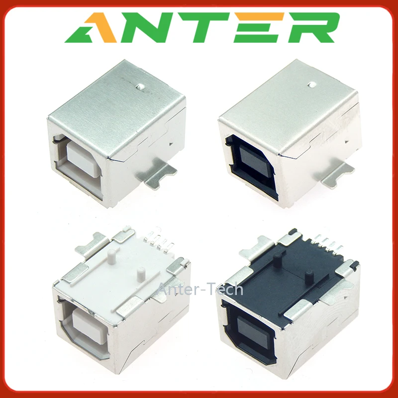 Conector USB-B Hembra SMD 180° para Fax e Impresoras - imagen 5