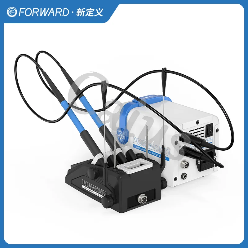 Estación de soldadura doble inteligente FW-SI01 delantera con mango de soldadura 245 210, kit de puntas de hierro para teléfonos, PCB, juego de herramientas de reparación BGA - imagen 5