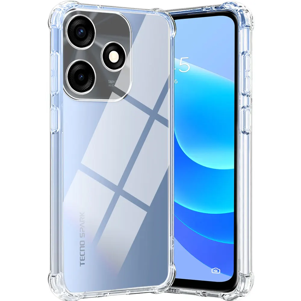 Funda de teléfono transparente a prueba de golpes para Tecno Spark 10 10C 10 Pro, funda de silicona suave para Tecno Spark 10 5G Spark10c - imagen 2