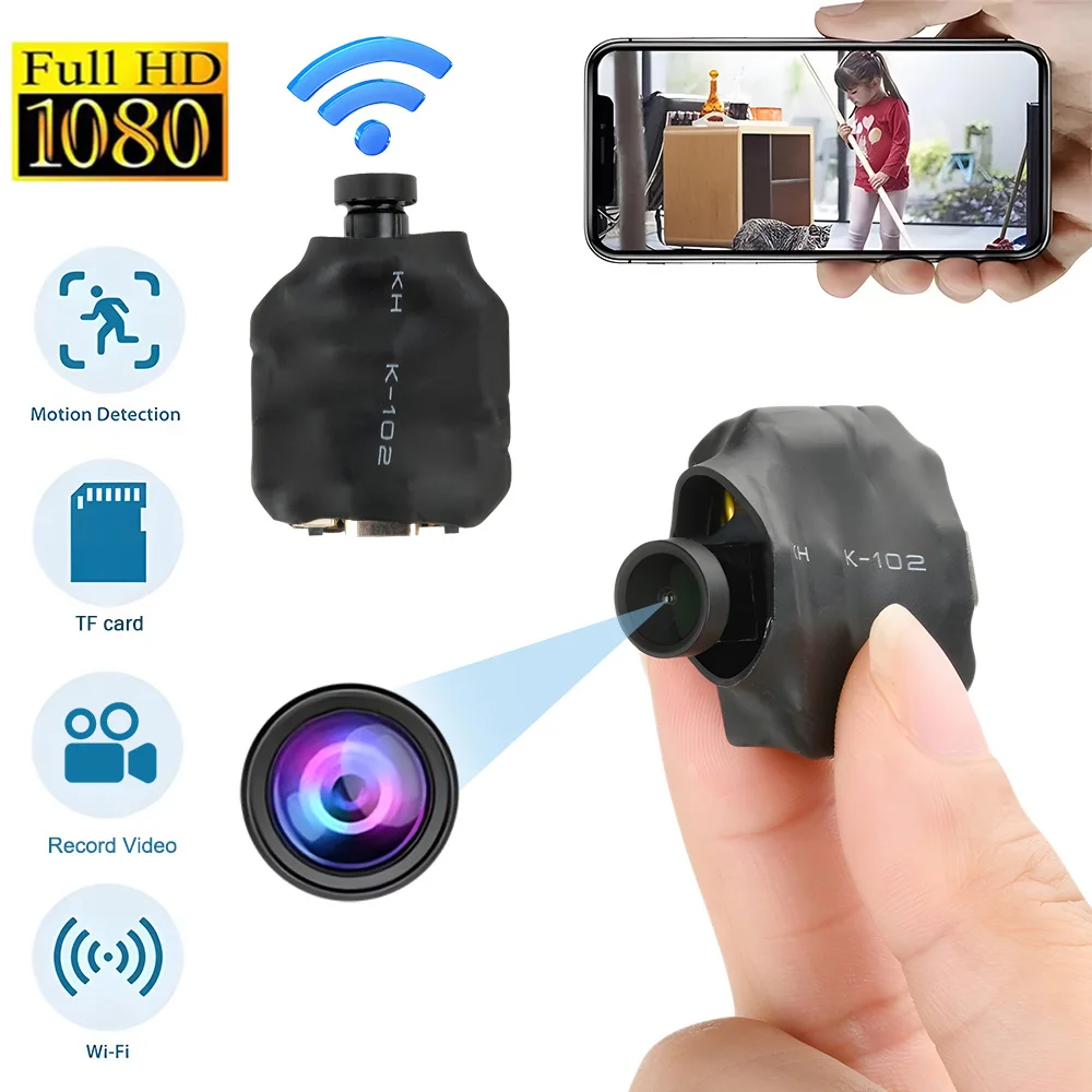 Mini Cámara IP Wifi 1080p Detección Movimiento Grabación Bucle - imagen 3