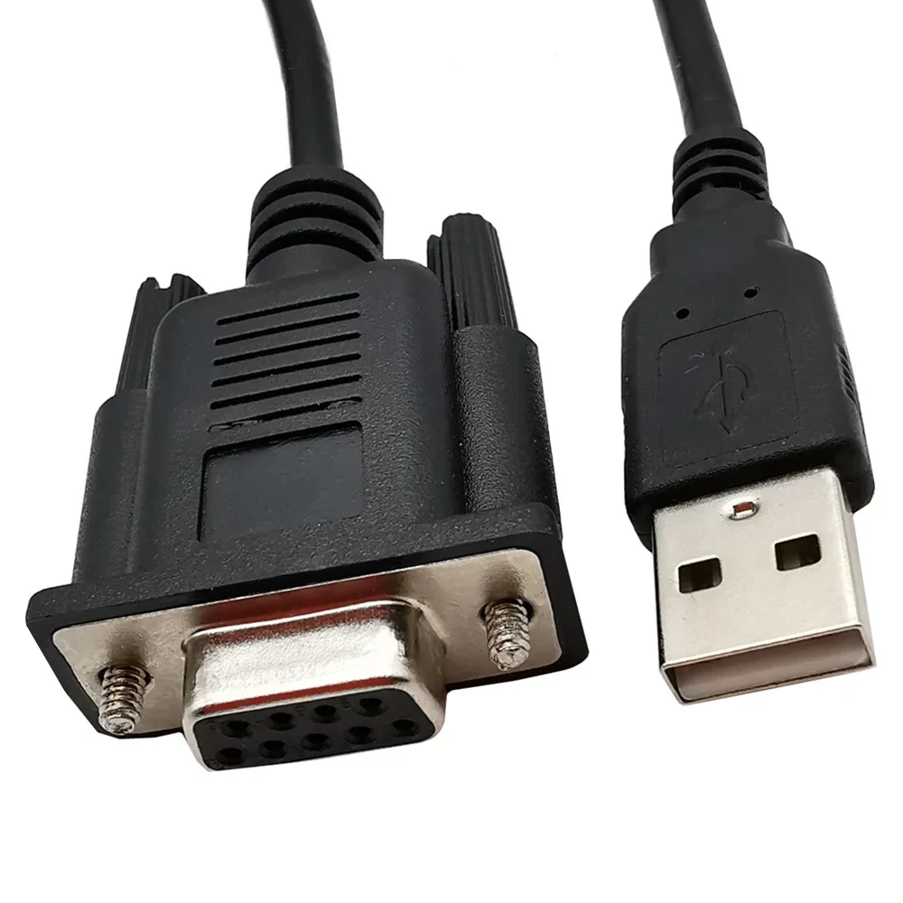 Cable serie PLC RS232 DB9 hembra a USB 2.0 de 6 pies, solo uso para controlador lógico programable 1,8 M - imagen 5
