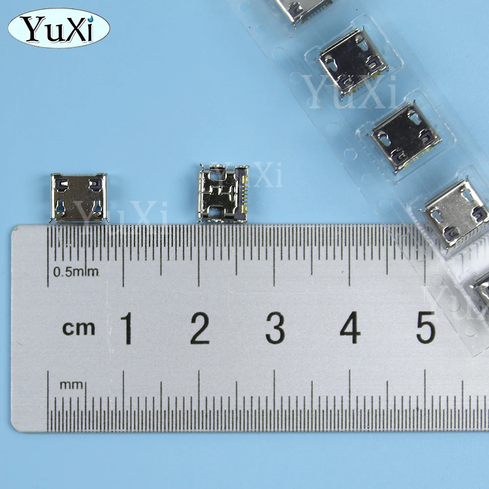 Conector de puerto de carga Micro USB, conector de base de enchufe de 7 pines para Samsung S7562i, S7568, S5368, S7562I, I9050, I9070, I9082, I879, 10 Uds. - imagen 3
