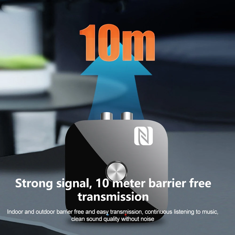 Receptor de Audio Bluetooth 6,0 NFC 3,5mm AUX RCA estéreo adaptador inalámbrico Bluetooth USB u-disk HIFI música sin pérdidas para altavoz de coche - imagen 5