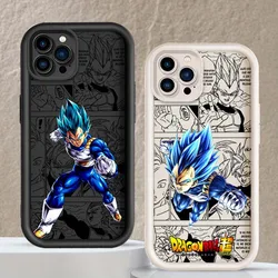 D-Dragon Ball Comic Vegeta para Apple iPhone 17 16 15 14 13 12 11 Plus Pro Max Eye Ladder funda de teléfono
