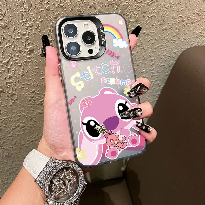 Funda de teléfono bonita de Ángel de punto de dibujos animados para OnePlus 11 12 11R ACE 3 2 3V 2V 3 Pro Nord 3 N20 SE N30 SE N300 funda de teléfono de PC - imagen 2