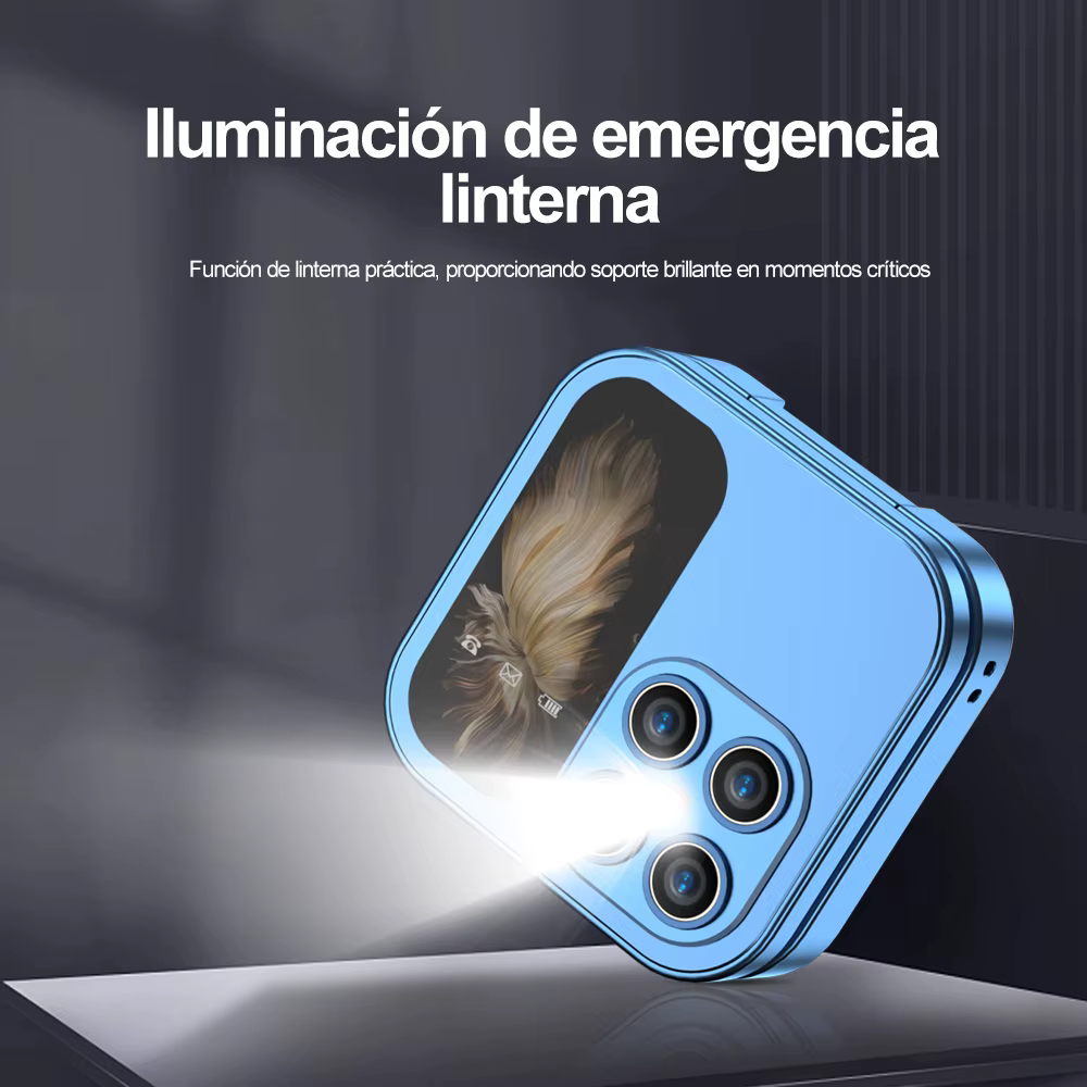 SERVO i17 MINI teléfono móvil plegable 2 tarjeta SIM marcación rápida Magic Vioce Radio FM linterna 2G GSM pequeño botón cuadrado teléfonos móviles - imagen 3