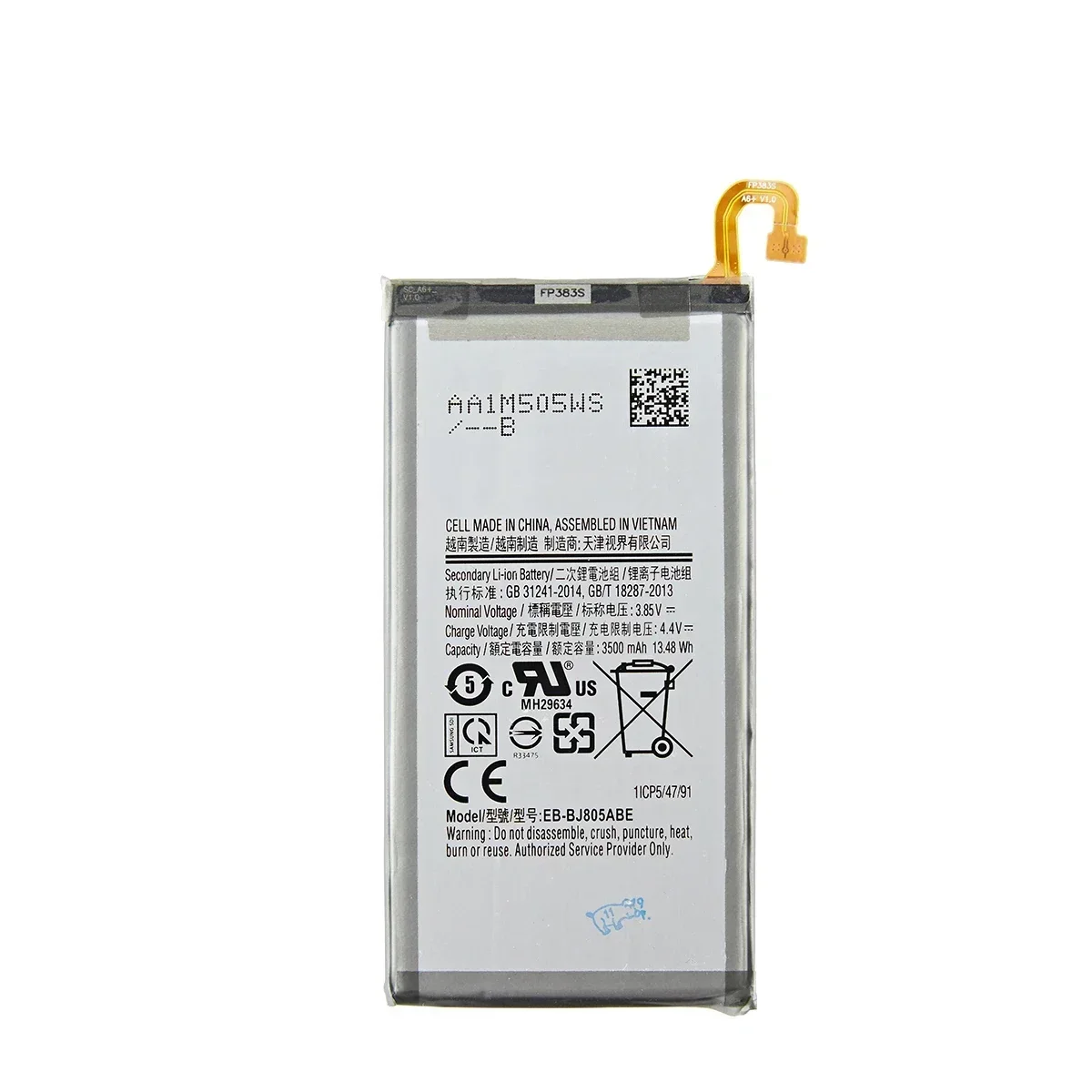 Nueva batería de EB-BJ805ABE de 3500mAh para Samsung Galaxy A6 Plus A6 + SM-A605F A605G A605GN A6058 A6050 A605K A605FN + herramientas - imagen 2