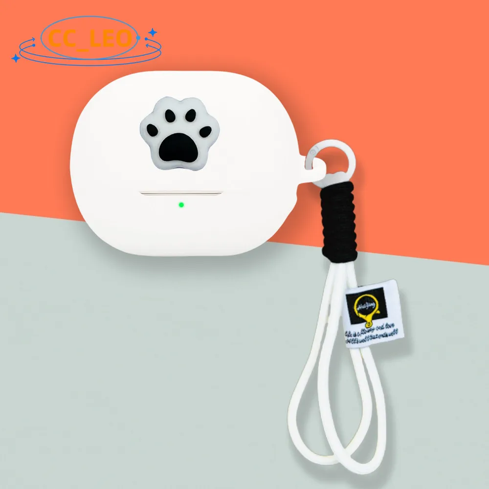 Funda blanda de silicona con cordón de dibujos animados para Baseus BP1 Pro, funda protectora para Baseus Bowie M3s - imagen 2