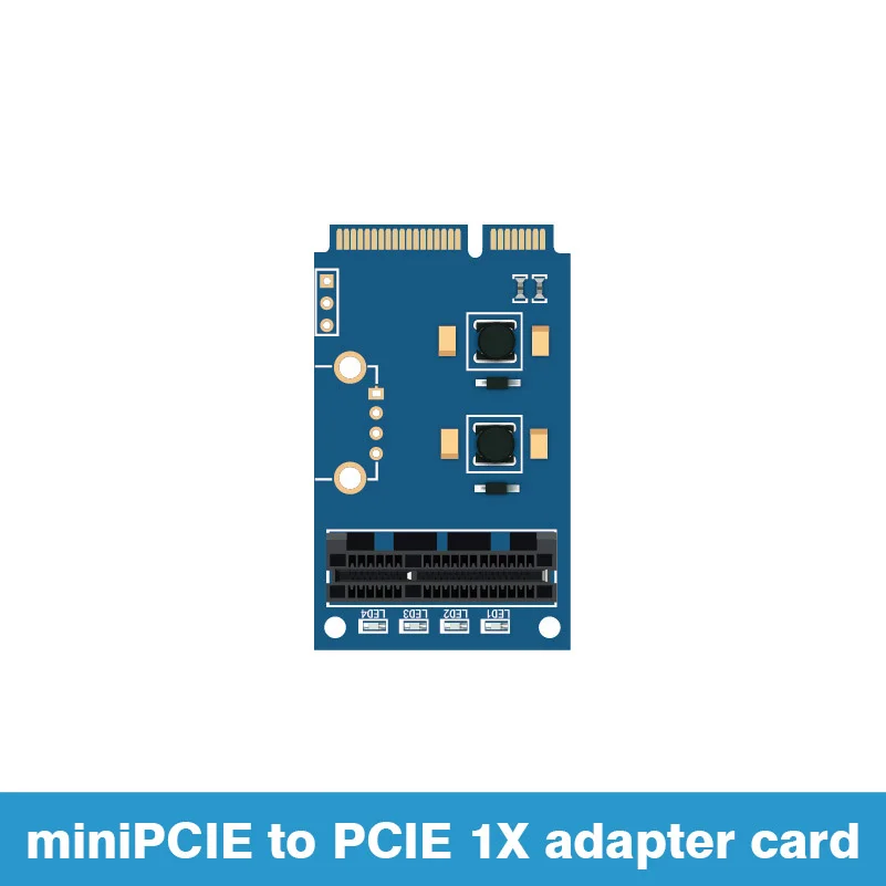 Tarjeta adaptadora Mini PCIe a PCIE1X, máquina de transferencia MPCI Express 1x, centralita de interfaz PCIe para actualización de computadora - imagen 2