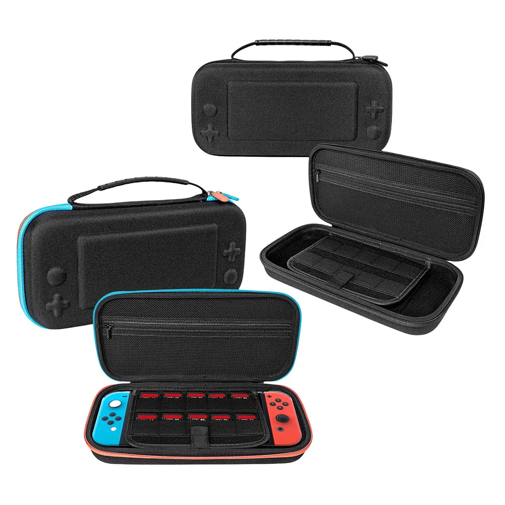 Estuche de transporte para Switch 2 para Switch Oled, bolsa de almacenamiento portátil, bolsa organizadora a prueba de golpes con tarjetero, accesorios para juegos - imagen 4