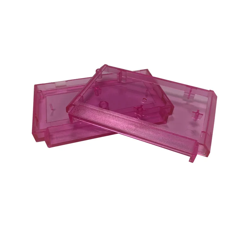 Carcasa de plástico de repuesto para cartucho de juego konami, tarjeta de juego de 8 bits para FC, color rojo transparente, versión japonesa - imagen 2