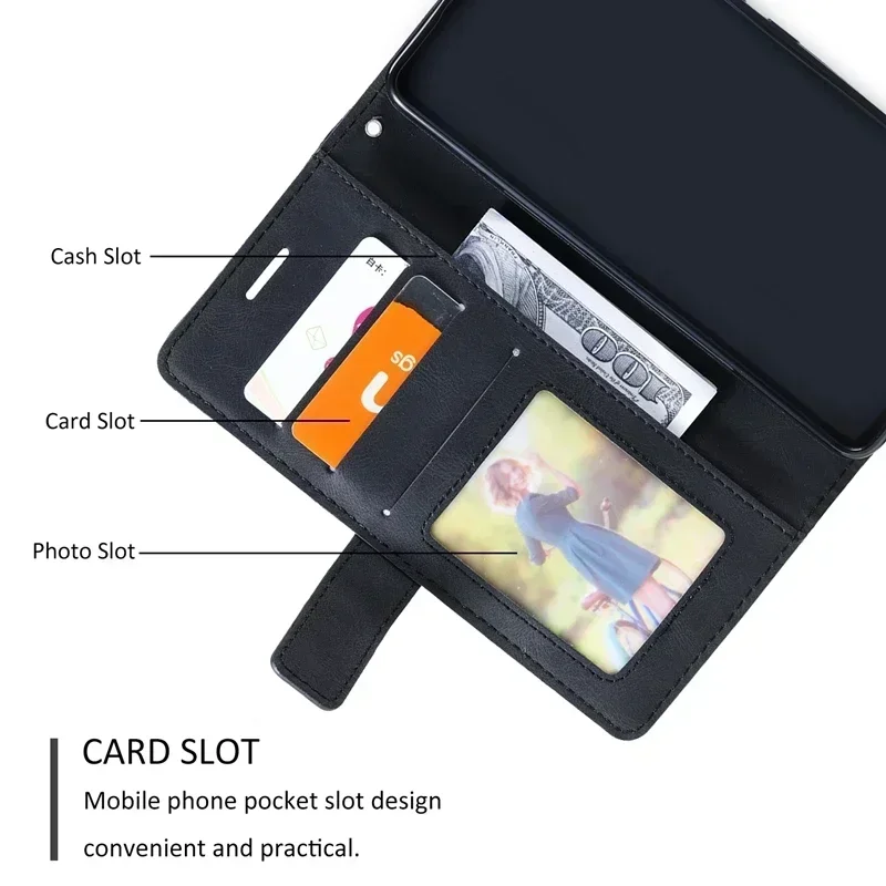 Funda Magic6 Lite para Coque Honor Magic6 Lite Funda de cuero tipo billetera con tapa para Funda HONOR Magic 6 Lite ALI-NX3 fundas de teléfono - imagen 5