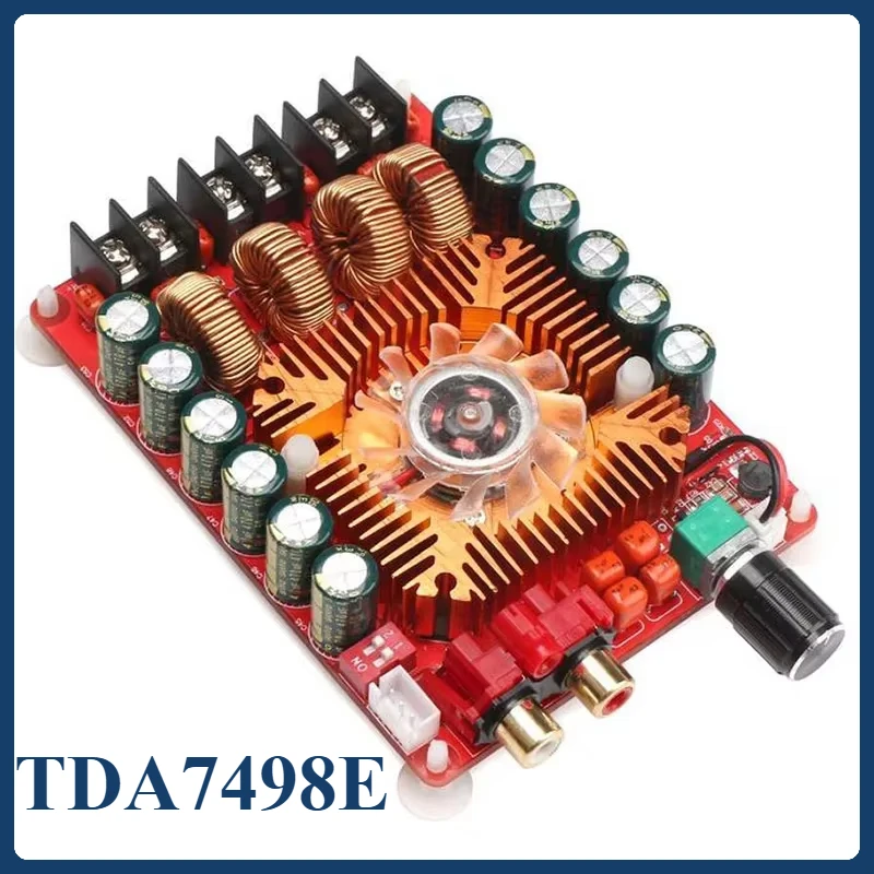 Placa amplificadora de potencia digital TDA7498E (2 estéreo de 160 W + mono de 220 W, DC12-36V) para sistemas de audio domésticos y proyectos de audio de bricolaje