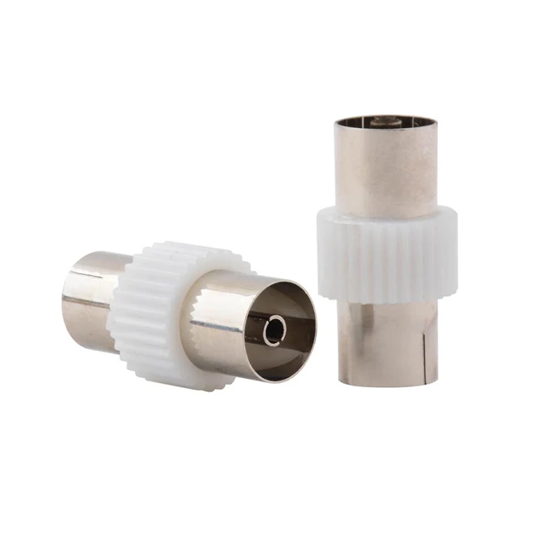 2/5/10 Uds macho a macho o hembra a hembra enchufe de TV para antenas TV RF enchufes coaxiales conector Cable adaptador RF doble cabeza C5 - imagen 4