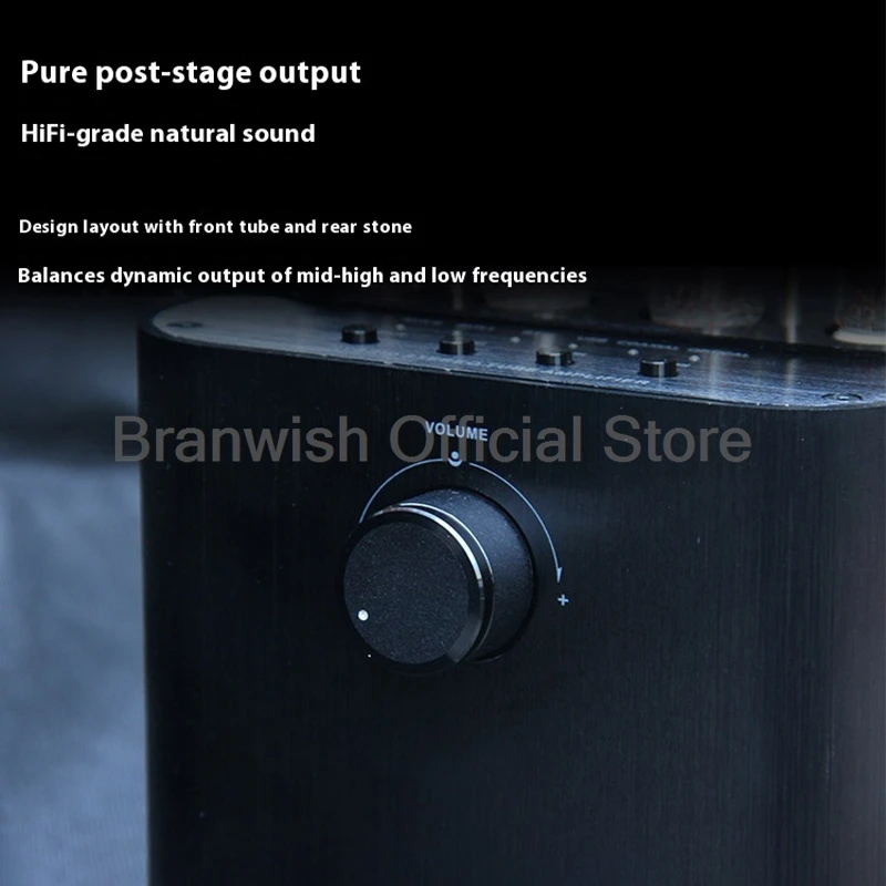 Amplificador de tubo HiFi de 2 canales, 150W, 5,0, Bluetooth, sistema de sonido estéreo, entrada óptica/Coaxial/USB/AUX para estudio de cine en casa - imagen 5