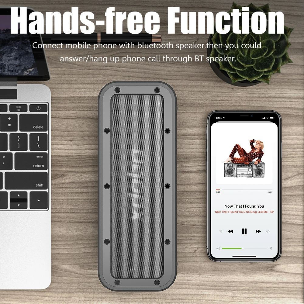 XDOBO 50W gran potencia estéreo sonido Hifi música al aire libre Boombox altavoz de graves pesados inalámbrico Bluetooth altavoz portátil impermeable - imagen 5