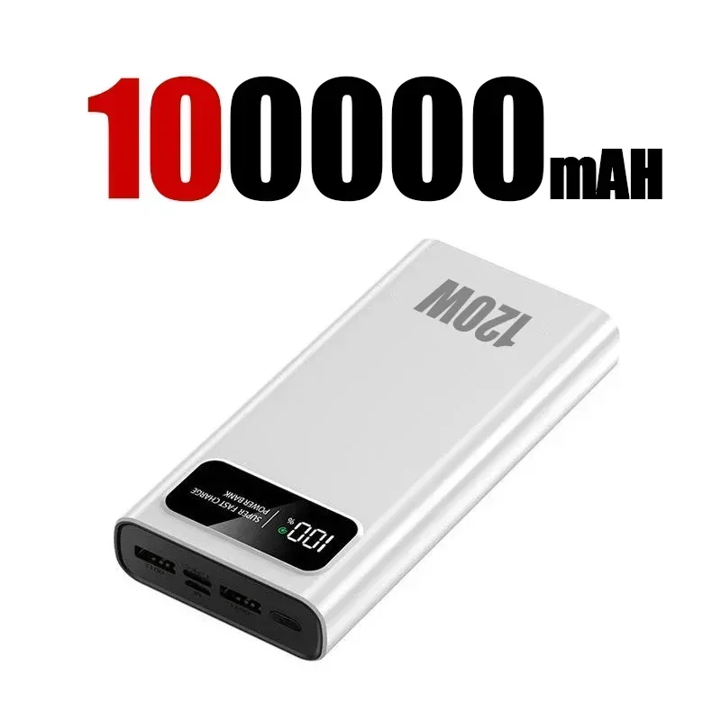 White 100000mAh