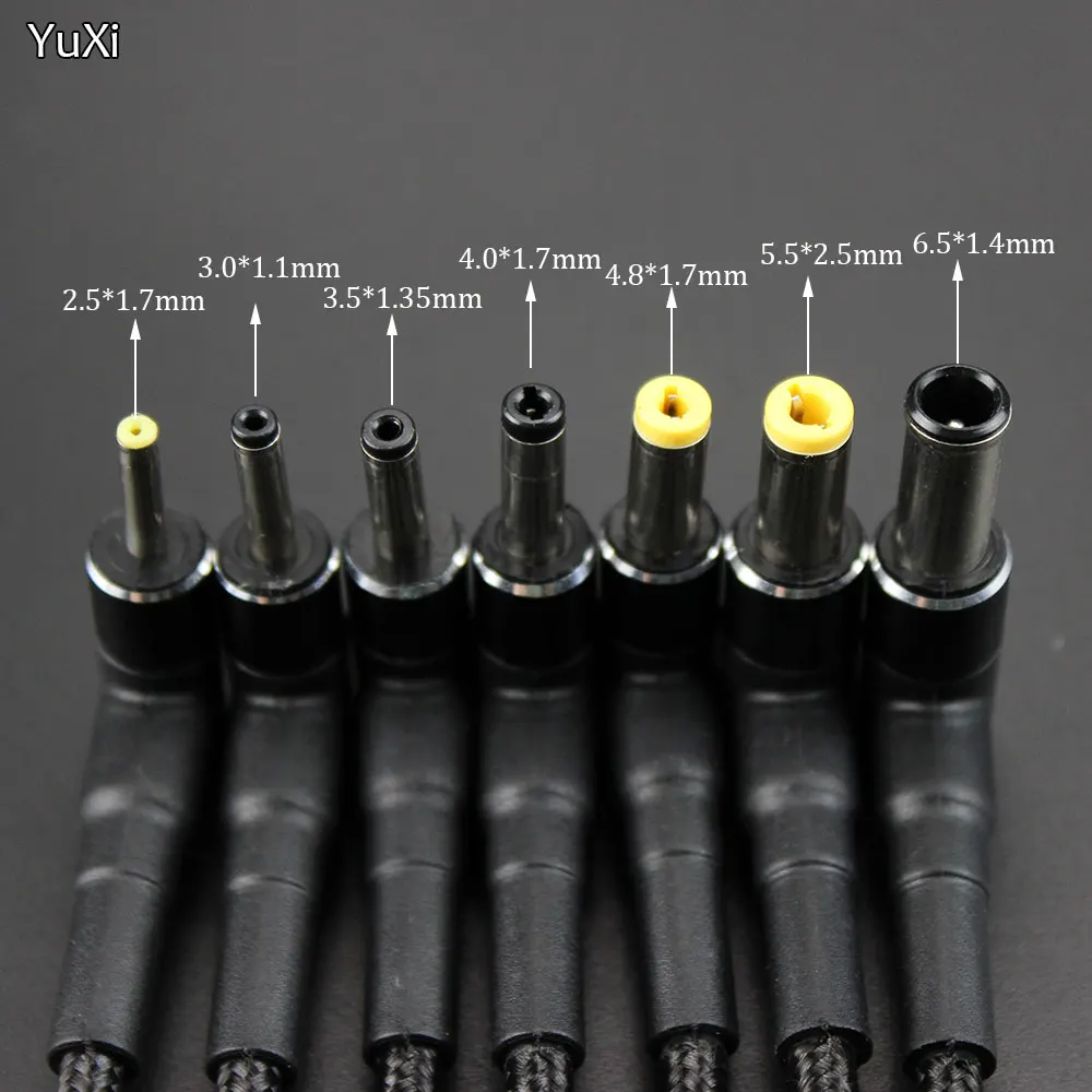 Cable de carga rápida USB tipo C hembra, Adaptador convertidor de enchufe macho de 100W a 2,5x0,7, 3,5x1,35, 4,0x1,7, 4,8x1,7mm, para Asus y Lenovo - imagen 3