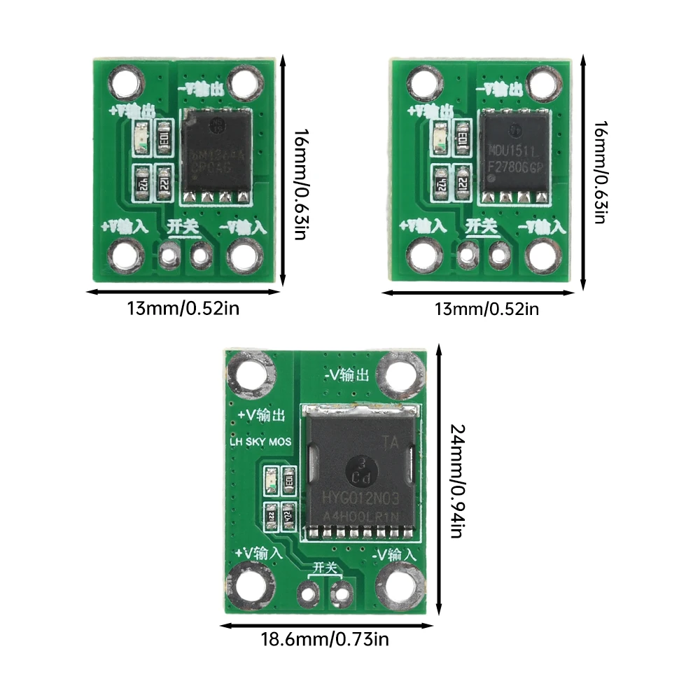 Módulo de controlador de interruptor de disparo MOS de alta potencia, 5-26V, 20A, 50A, 100A, tubo de efecto de campo, regulación PWM, placa de Control de interruptor electrónico - imagen 2