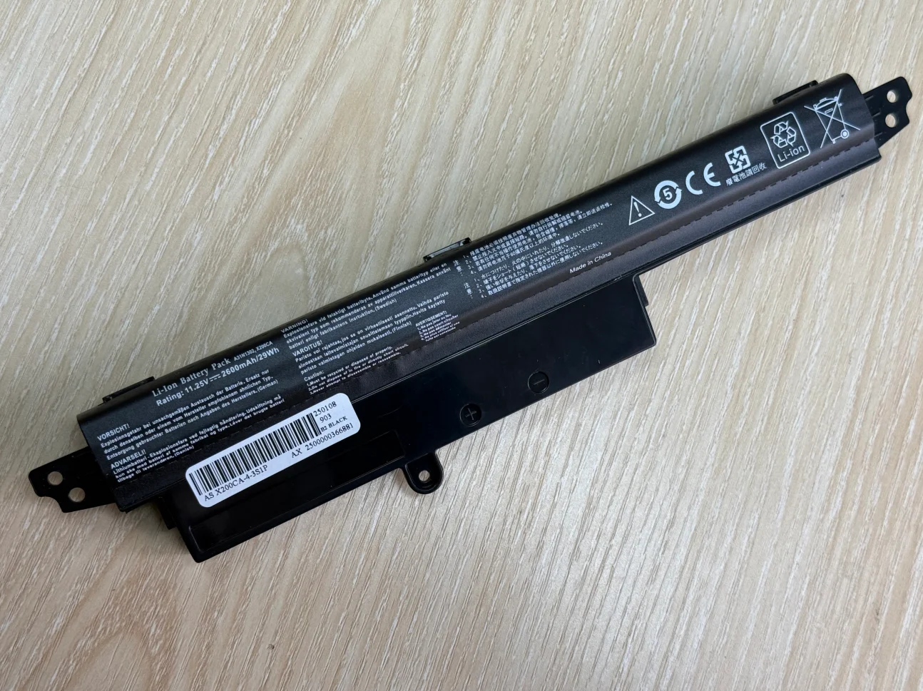 Batería de ordenador portátil para Asus Vivobook X200CA X200M X200MA F200CA 11,6 "Serie Notebook MA Ultrabooks A3INI302 A31N1302 A31LMH2 A31LM9H - imagen 4