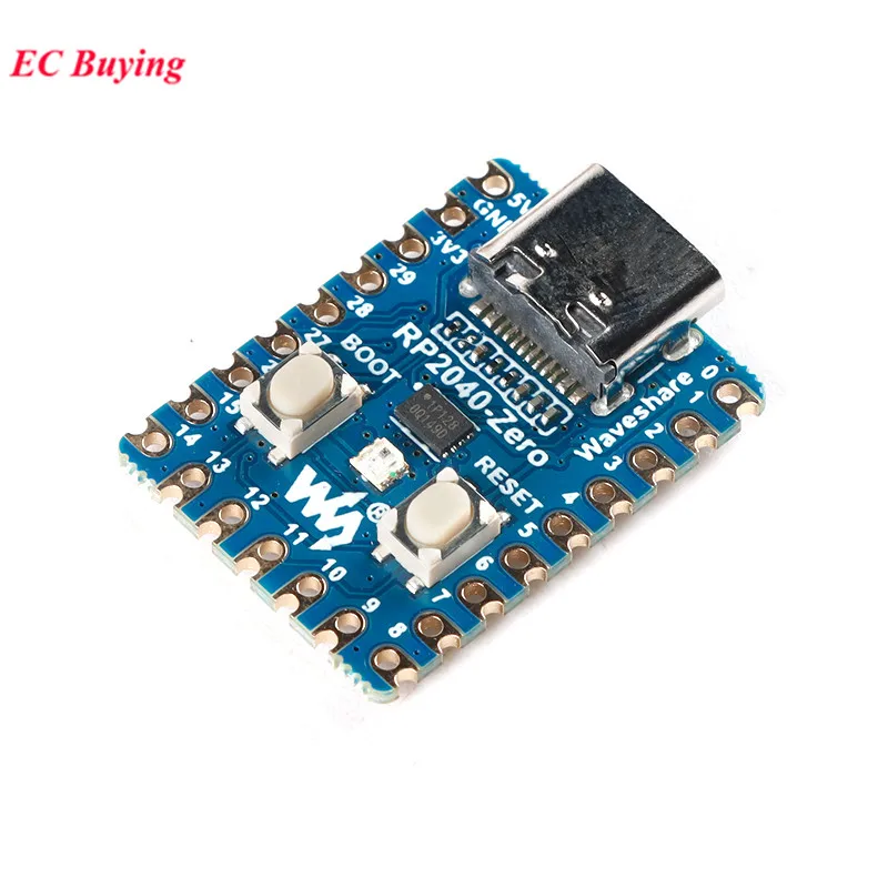 10 uds/1 pieza RP2040-Zero RP2040 para microcontrolador Raspberry Pi PICO Placa de desarrollo Dual-core Cortex M0 + procesador 2MB Flash - imagen 3