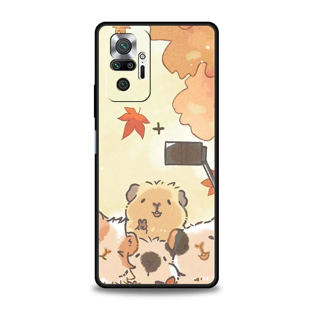 Animal conejillo de indias Cavy funda de teléfono para Xiaomi Redmi Note 14 13 12 5G 11 10 Pro Plus 4G 9S 9 14C 13C 12C 10C 9C 9A cubierta suave - imagen 4