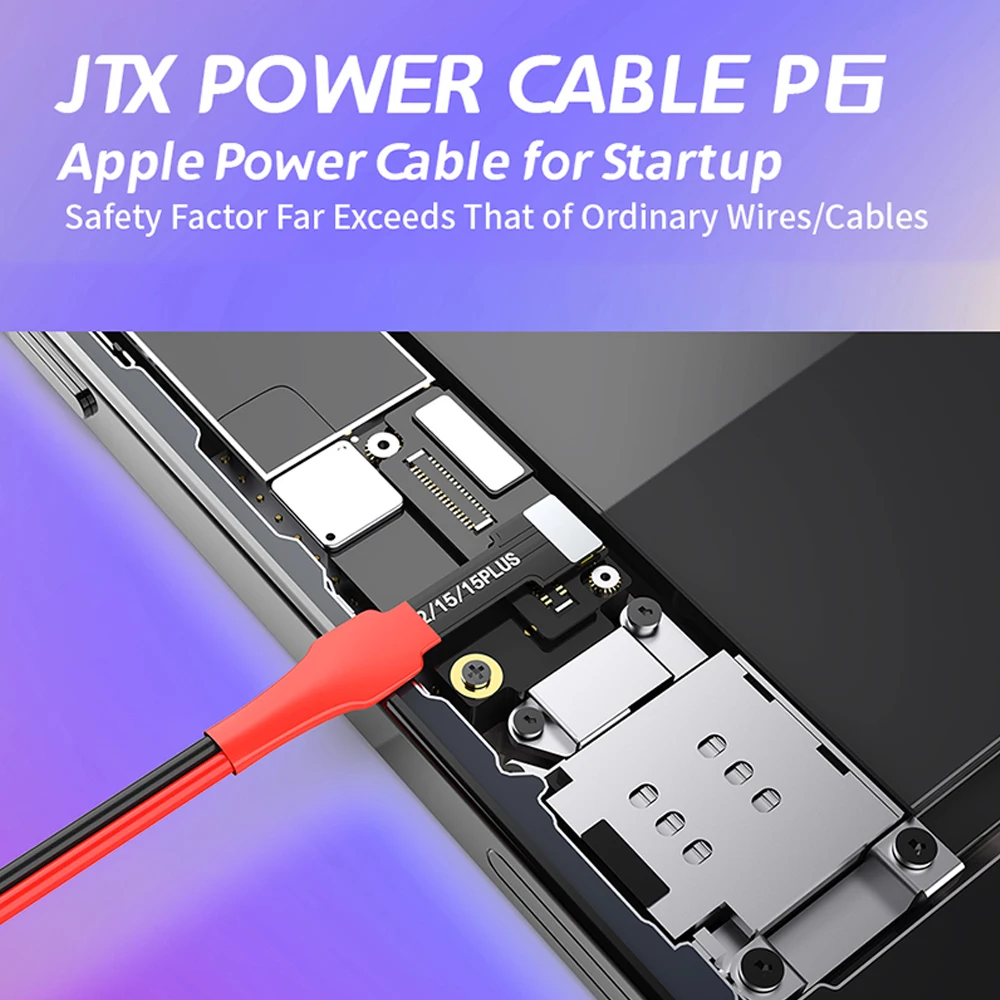 Cable de encendido Apple JTX P6 8 en 1, Cable flexible FPC, núcleo de cobre puro para reparación de IPhone de 6-16PM, No requiere energía para herramienta de encendido - imagen 2