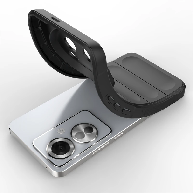 Funda de silicona a prueba de golpes para OPPO Reno 11 F, carcasa protectora de goma TPU, anticaída, Reno 11F Pro - imagen 3