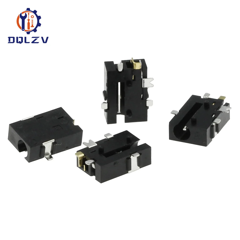 Toma de corriente DC DC-056 DC056 2,5-0,7 MM 2,5x0,7 MM SMD SMT 5PINS Tablet toma de corriente conector hembra soldadura ROHS - imagen 2