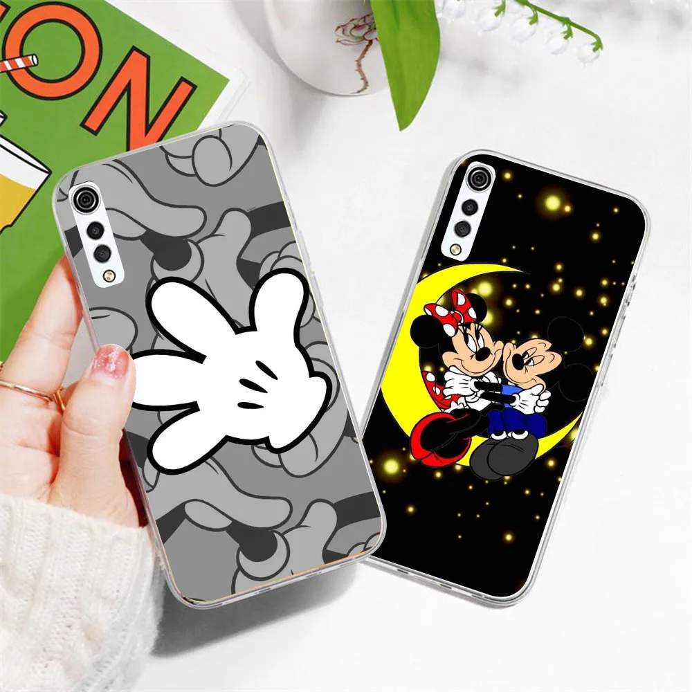 BD-44 Mickey Minnie funda transparente para LG K12 K22 K40 K52 K42 K92 K11 VELVET K62 Q52 K10 Plus Max Prime - imagen 5