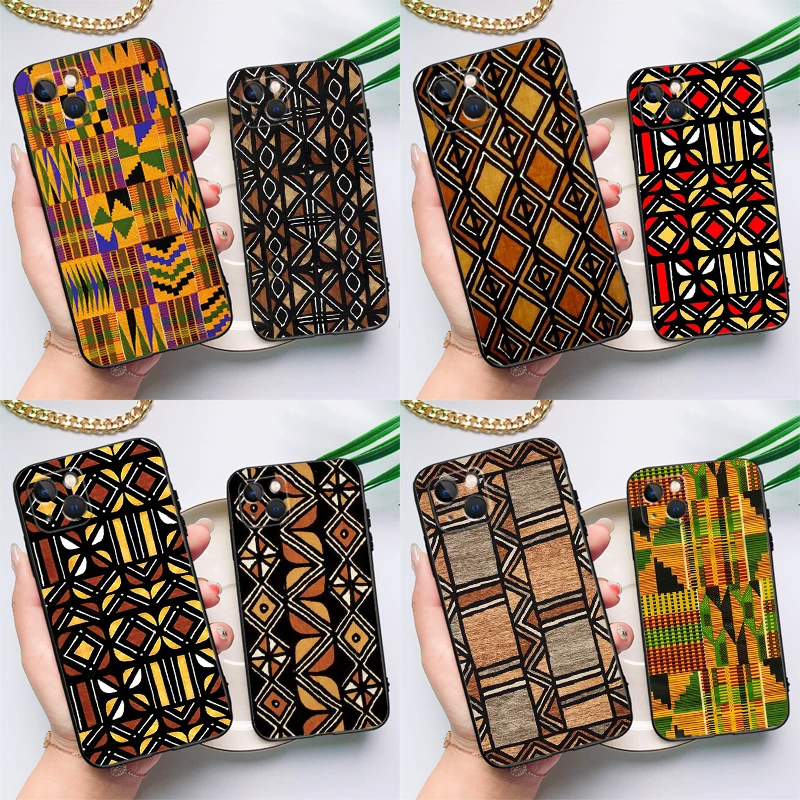Funda con diseño de impresión de cera africana para Xiaomi Redmi Note 14 12 11 10 13 Pro 11S 12S Redmi 15 13 13C 10C 12C 14C 15C