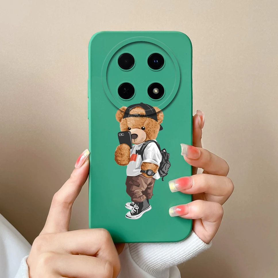 Funda protectora de silicona líquida para Huawei Nova 12i, bonita y a la moda, suave, para chica - imagen 5