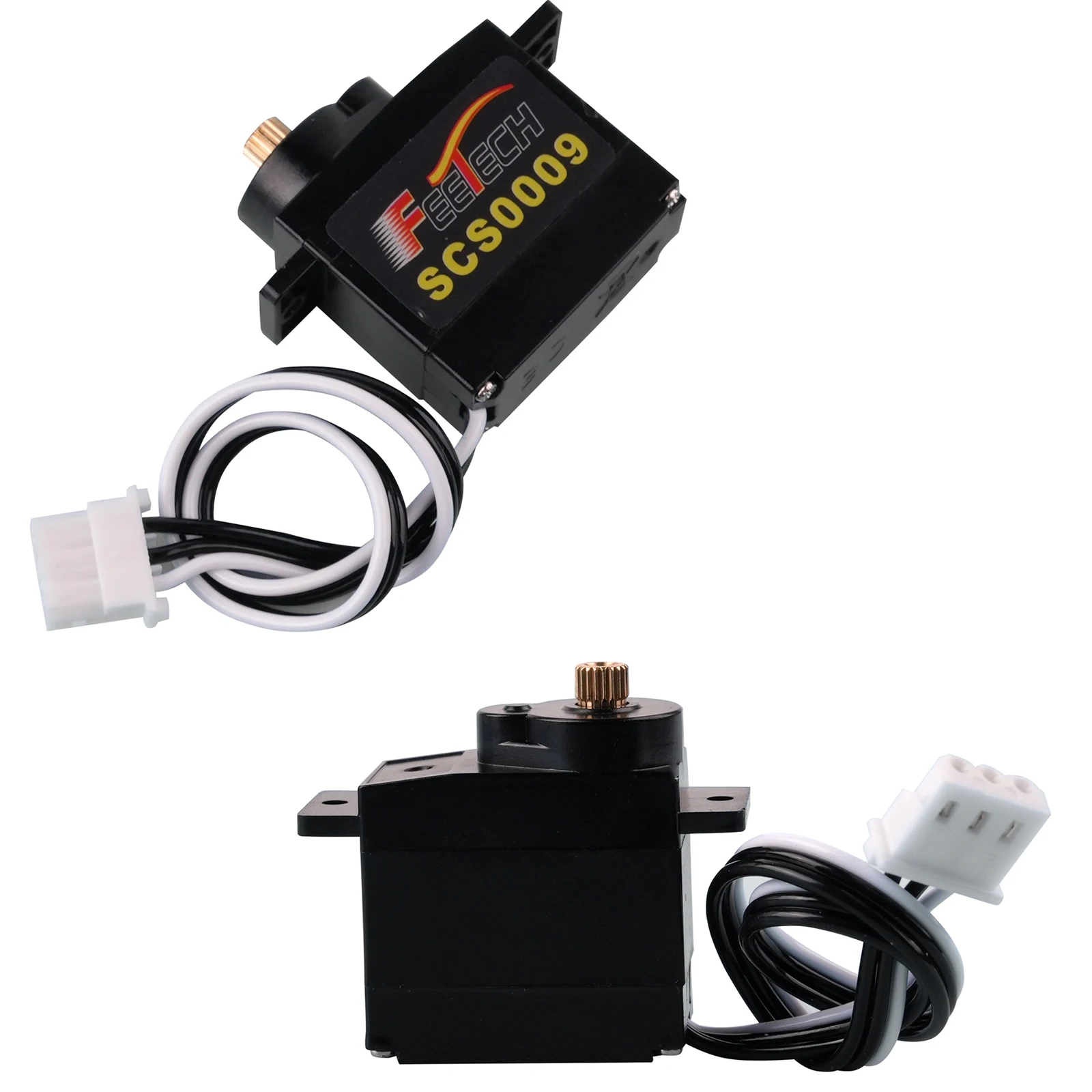 Feetech SCS009 6V 2,3 kg Servo de autobús serie caja de cambios de Metal Servos de un solo eje/doble eje para helicóptero RC Robot inteligente humanoide - imagen 4