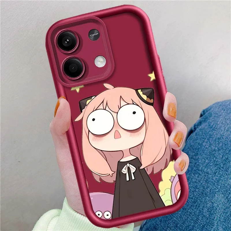 Funda de Anime Girl Anya para Redmi Note 14 13 12 11 12R 12R 11T Pro Speed Plus 5G, funda de teléfono con escalera ocular - imagen 5