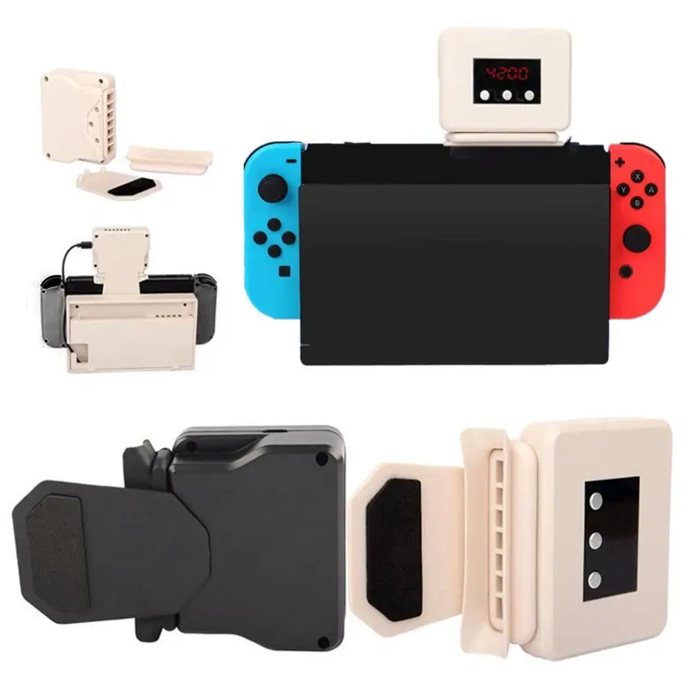 Radiador de escape para consola Nintendo 2, con pantalla de temperatura, vientos fuertes y refrigeración rápida, garantiza la seguridad del juego