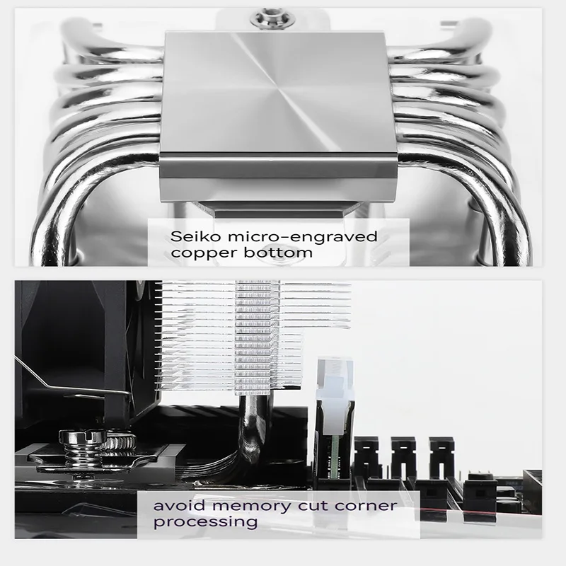 Thermalright-enfriador de CPU PA120 SE, 6 tubos de calor, ARGB, AGHP, radiador de torres gemelas para Intel LGA115x 1200 1700 AMD AM4 AM5 - imagen 3